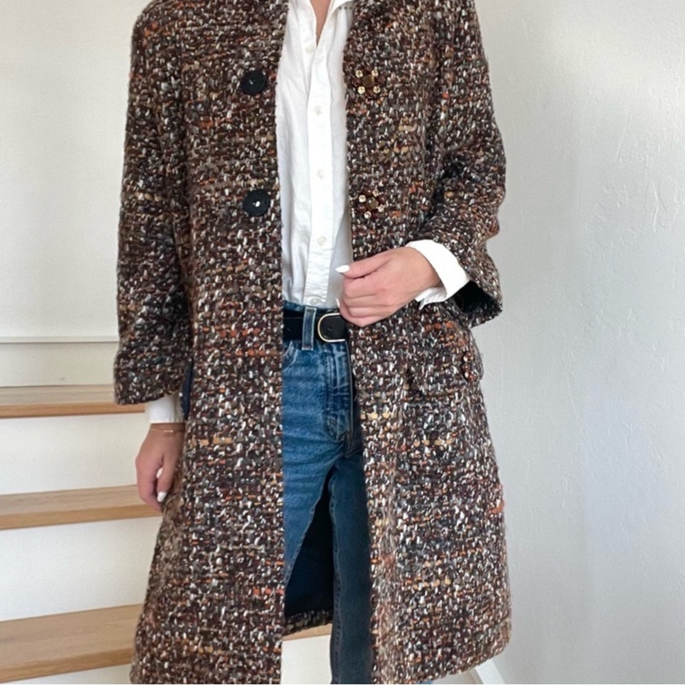 Dolce & Gabbana Multicolor Tweed Teddy Jacket